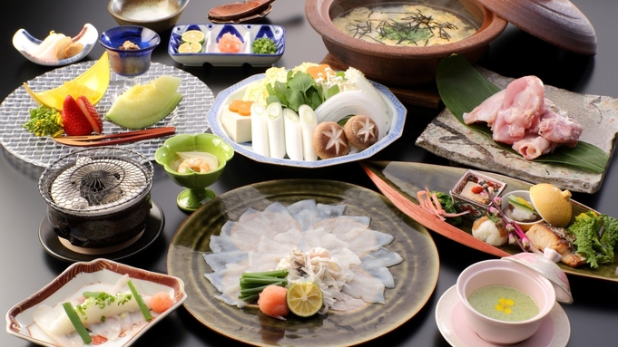 【井筒楼】日本有数の漁獲量だから堪能できる！贅沢な逸品「スタンダード天然とらふぐ料理コース」